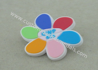 _ Promotional Lapel Pin Soft PVC Coaster 2D Fridge Magnet 1.0 Inch