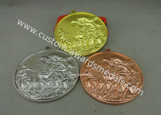 Verzinken Sie Legierung kundengebundene Band-Medaillen, den Sport 3D, der Medaillen mit Vergolden laufen lässt