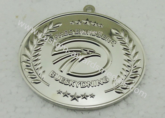 Kundengebundenes Medaillon für laufendes Wettbewerbs-Ereignis, Baseball-Medaillen mit Wärmeübertragungs-Abzugsleine