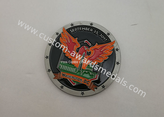 Diamant-Schnittkante-Militärmünze, personifizierte harte Email-Luftwaffen-Münzen