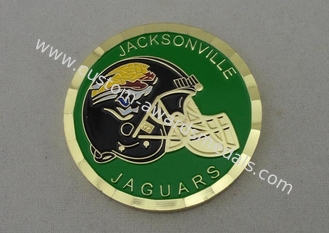 Diamant-Schnittkante-Jacksonville Jaguars personifizierten Münzen sterben vorbei geschlagen und Vergolden