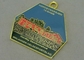 Zink-Legierungs-Medaille des Karnevals-3D mit weiche Email Antiken-Messingüberzug