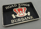 Eisen-/Messing-/Zink-Legierungs-Straßen-Könige Badge mit nebelhafter Vernickelung, weicher Magnet auf Rückseite