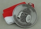 Medaillen-antike silberne Marathon-Medaillen-antike Versilberung des Druckguss-3D