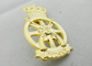 Zink-Legierungs-Revers Pin des Druckguss-JYDSKE, weicher Email 3D Pin mit dem nebelhaften überzogenen Gold