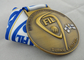 Kupfer FIL U-19/Zink-Legierungs-/Zinn-Weltmeisterschafts-Band-Medaillen mit Druckguß
