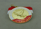Druckguss-weiche Email-Medaille, Marathonlaufen-Medaille mit Druckband