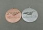 Multi überziehende 3D Druckguss-Sport-Medaillen, kundengebundene Preis-Medaillen, indem sie stempeln