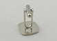 17-Millimeter-quadratischer Sterlingsilber-Manschettenknopf, kleine Vernickelung 3D für Firma