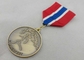Hammerfest-Gewohnheit spricht Medaillen/2.0mm Laser graviertes angehobenes Metall zu