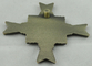 40 Jahre Garde Email-Medaille, antiker Messingüberzug für dekoratives