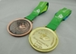 Band-Medaillen 3d Khanty Mansiysk verkupfern überzogen, Wärmeübertragungs-Druck-Band