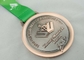 Band-Medaillen 3d Khanty Mansiysk verkupfern überzogen, Wärmeübertragungs-Druck-Band