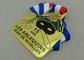 Gold-Belgien-Karnevals-Feier-Medaillen-Ausweis, Zink-Legierungs-Sport-Medaillen