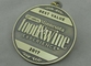 Wein sterben Form-Medaillen, Legierungs-Preis-Medaillen-antike Bronzefarbe des Zink-3D