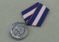 Antike silberne Regierungs-Kurzschluss-Band-Medaillen, Preis-Medaillons mit Messingmaterial