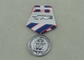 Antike silberne Regierungs-Kurzschluss-Band-Medaillen, Preis-Medaillons mit Messingmaterial