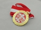 88mm Email-Medaillen-Antiken-Versilberung, Eisen-Medaille für Sport-Spiel