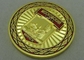 Verzinken Sie Münzen-Goldmilitär-Herausforderungs-Münze des Legierungs-Metall3d, weiche Email-Andenken-Münze