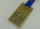 Kundengebundene Marathon-Medaillen des Gold3d, Druckguss-Sport-Medaillen, Band-Email-Medaillen mit Zink-Legierung