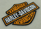 Kundengebundene Applikations-Paillette-Stickerei-Flecken/Harley Davidson wird deutlich