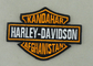 Kundengebundene Applikations-Paillette-Stickerei-Flecken/Harley Davidson wird deutlich