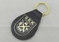 Sek-Leder-Schlüsselanhänger Eisen personifiziertes ledernes Keychains mit Messingüberzug