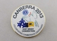 Email-Revers Pin-Messinggewohnheit Canberras nachgemachte harte mit CMYK-Drucken