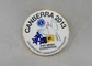 Email-Revers Pin-Messinggewohnheit Canberras nachgemachte harte mit CMYK-Drucken