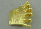 die Krone 3D, die Messing ist, sterben das feste weiche besonders angefertigte Email Pin-Vergolden-Logo