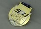Marathon-Band-Medaillen Druckguß mit weichem Email, Vergolden 3D