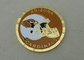 Metall personifizierte Münzen mit kundenspezifisches Logo, Ebene oder Doppeltes hinterem Soem-ODM