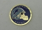 Das kundengebundene personifizierte Logo prägt das Messingstempeln, weiche Email-Münzen