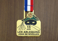 Personifizierte Metallemail-Medaillons, laufende Preis-Band-Medaillen für Kinder