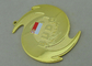 3D sterben Form-Medaillen für Budo-Akademie/Zink-Legierung mit Vergolden