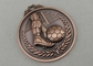 Fußball sterben Entwurf der Form-Medaillen-3D antike Verkupferung von 45 Millimeter/Anti-Messing