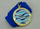 Hawaiische Medaille des Kanu-Club-Band-3d durch Zink-Legierung Druckguß mit Vergolden
