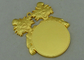 80 Millimeter 3D sterben Form-Medaillen des Clowns für Karneval, Zink-Legierung mit nebelhaftem Vergolden