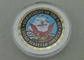 USA, die Abteilung der Marine Münzen, 2,0 Zoll-Kupfer personifizierte, sterben gestempelt mit Diamant-Schnittkante
