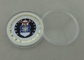 Personifizierte Münze für US-Luftwaffe mit kupfernem Material 2,0 Zoll und Diamant-Schnittkante