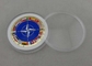 2,0 Zoll-ISAF personifizierte Münzen, Münztelefon-Verpackung, Messing gelocht mit weichem Email