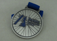 Blaues Band-Zink-Legierungs-Medaille Deloittes 2,5 Zoll mit Zink-Legierungs-weichem Email