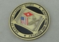Personifiziertes antike Messing US-Truppen-Messingmünzen-weiches Email 1,75 Zoll