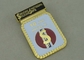 Medaillen-weiche Email-Ausweise des Zink-Legierungs-Gold3d Druckguß mit Brosche Pin