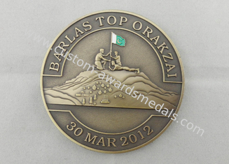 3D verdoppeln mit Seiten versehene Barlas-Spitze Orakzai-Münze, personifizierte Münzen mit Email/Silkscreen/Offsetdruck