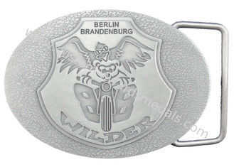 Personifizierte Gürtelschnalle Zinn-/Zink-Legierungs-Metall-Berlins Brandenburg ohne Email (Soem u. ODM)