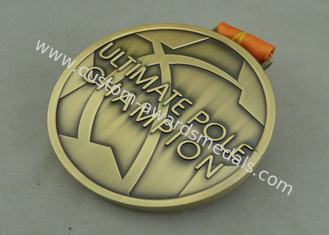 Druckguss-Stangentanz-Zink-Legierungs-Medaillen-Preis-Medaillon-antikes Gold 100 Millimeter