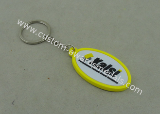 38-Millimeter-geben weiche Gewohnheits-PVC-Schlüsselringe weg personifizierte Schlüsselanhänger