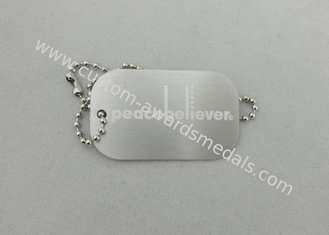 1.5mm Silber personifizierte Erkennungsmarken für Hunde, Aluminiumsiebdruck-Drucken