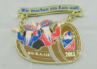RE-KA-GE 3.5mm kundenspezifische Email-Medaille, Zink-Legierungs-Sport-Medaillen für Kinder